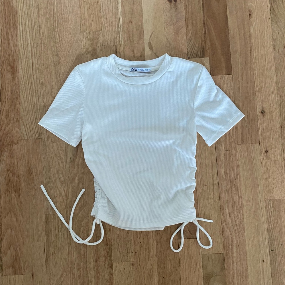 Zara tie crop top
